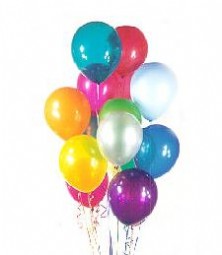 Ankara ankaya Taurus AVM iekiler iek sat 19 adet karisik renkte balonlar 